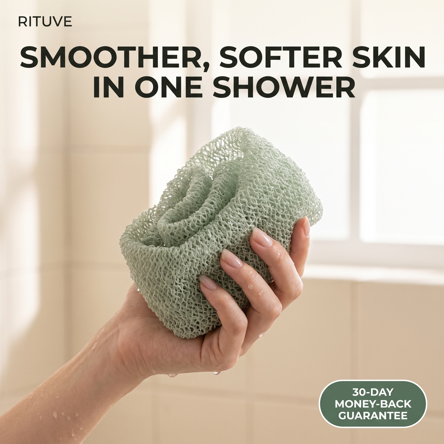 African Exfoliating Net Sponge – Rituve