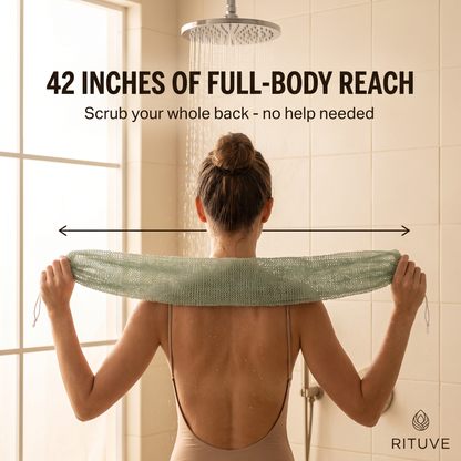 African Exfoliating Net Sponge – Rituve