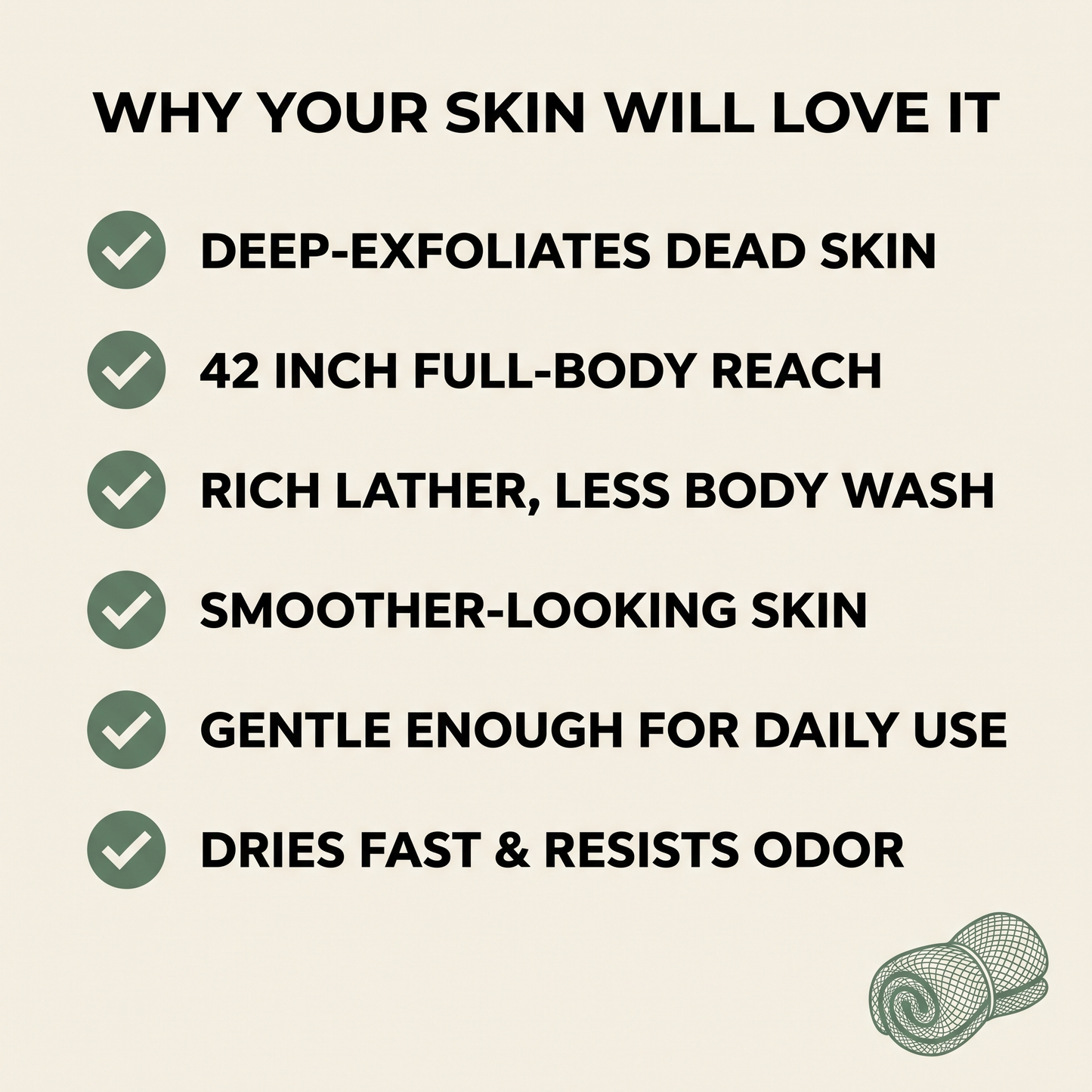 African Exfoliating Net Sponge – Rituve