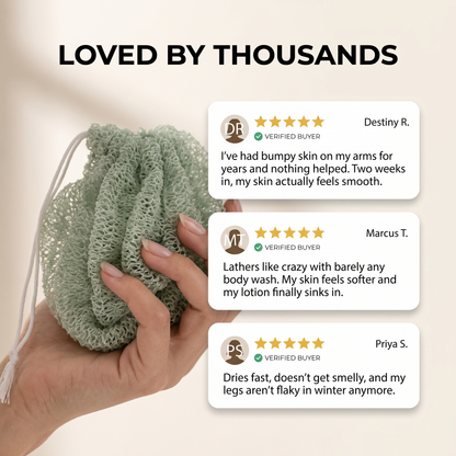 African Exfoliating Net Sponge – Rituve